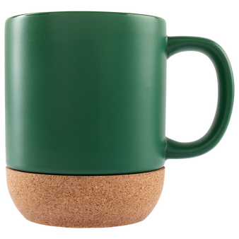 Keramiktasse mit Korkboden