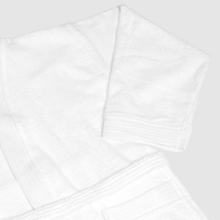 Kimono-Bademantel unisex, unbesticktes Muster - Detailansicht