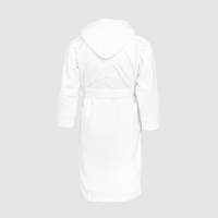 Kinder-Bademantel mit Kapuze, hinten unbestickt