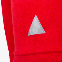 Fleecejacke, farbig bedruckt, details