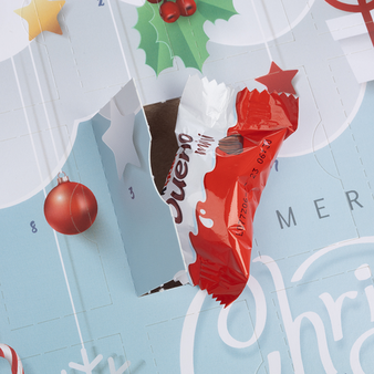 kinder&reg;-mini-Mix-Adventskalender, 4/0-farbig bedruckt