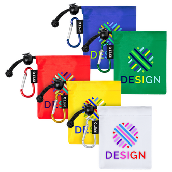 Kinder-Regenponcho aus LDPE in Tragetasche, Farbauswahl