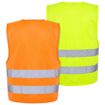 Kinder-Signalweste, unbedrucktes Muster