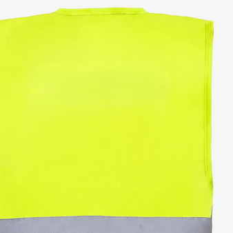 Kinder-Signalweste, unbedrucktes Muster, R&uuml;ckseite