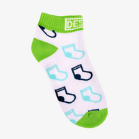 Kinder-Sneakersocken frottiert, hochwertig gestrickt