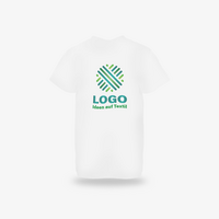 Kinder-T-Shirt Basic, weiß - B&C Collection, mit zwei Druckpositionen