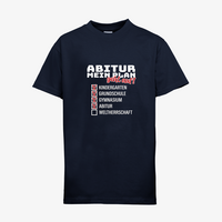 Kinder-T-Shirt B&C, Premium - Motiv Abitur Plan