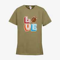 Kinder-T-Shirt FOTL, Budget - Motiv American Football Love