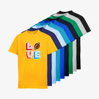 Kinder-T-Shirt B&C, Premium - Motiv American Football Love, Farbauswahl