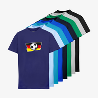 Kinder-T-Shirt B&C, Premium - Motiv Fußball Deutschland, Farbauswahl