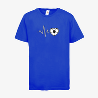 Kinder-T-Shirt FOTL, Premium - Motiv Fußball EKG-Linie