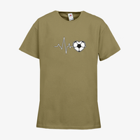 Kinder-T-Shirt FOTL, Budget - Motiv Fußball EKG-Linie