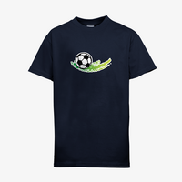 Kinder-T-Shirt B&C, Premium - Motiv Fußball Grün