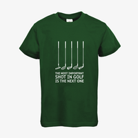 Kinder-T-Shirt B&C, Basic - Motiv Golf Shot