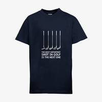 Kinder-T-Shirt B&C, Premium - Motiv Golf Shot