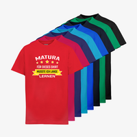 Kinder-T-Shirt B&C, Premium - Motiv Matura Lernen, Farbauswahl