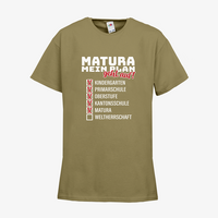 Kinder-T-Shirt FOTL, Budget - Motiv Matura Plan