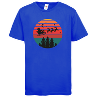 Kinder-T-Shirt B&C, Premium - Motiv Weihnachtshimmel