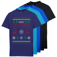 Kinder-T-Shirt FOTL, Premium - Motiv Weihnachtsstrickpulli, Farbauswahl