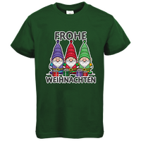 Kinder-T-Shirt B&C, Basic - Motiv Weihnachtswichtel