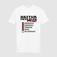 Kinder-T-Shirt B&C, Premium - Motiv Abitur Plan