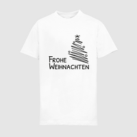 Kinder-T-Shirt B&C, Premium - Motiv Frohe Weihnachten