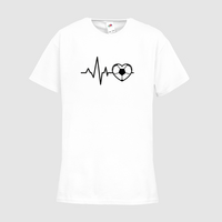 Kinder-T-Shirt FOTL, Budget - Motiv Fußball EKG-Linie