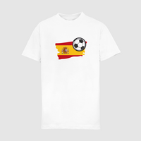 Kinder-T-Shirt B&C, Premium - Motiv Fußball Spanien