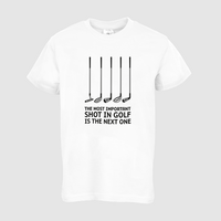 Kinder-T-Shirt B&C, Basic - Motiv Golf Shot