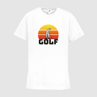 Kinder-T-Shirt FOTL, Budget - Motiv Golf Sonnenuntergang
