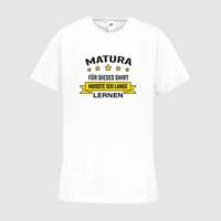 Kinder-T-Shirt FOTL, Budget - Motiv Matura Lernen