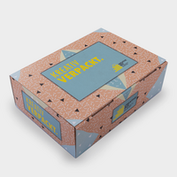 Klappdeckelkarton (28 x 23 x 16 cm), farbig bedruckt, Motiv