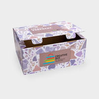 Klappdeckelkarton L, geöffnet