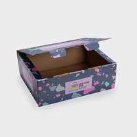 Klappdeckelkarton, farbig bedruckt, Motiv, offen