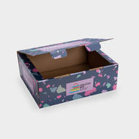 Klappdeckelkarton M, geöffnet