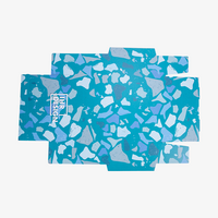 Karton, farbig bedruckt, Muster, flach