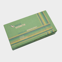 Verpackung, farbig bedruckt, liegend, geschlossen