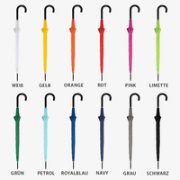 Klassischer Automatik-Stockschirm, 4/0-farbig, 4 Segmente bedruckt