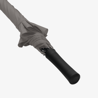 Klassischer Automatik-Stockschirm mit Stabgriff, 4/0-farbig