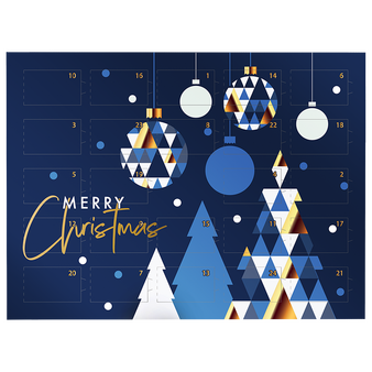 Klettinis-Naps-Adventskalender, 4/0-farbig bedruckt
