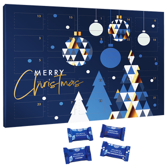 Klettinis-Naps-Adventskalender, 4/0-farbig bedruckt