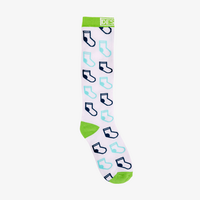 Kniestrümpfe frottiert, hochwertig gestrickt