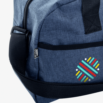 Kompakte Reise-/Sporttasche aus RPET, Detailansicht