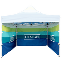 Komplettset (3 Wände) für Faltzelt 300 x 450 cm