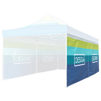 Komplettset (3 Wände) für Faltzelt 300 x 600 cm