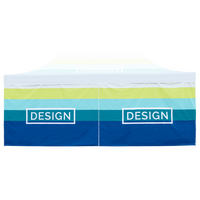 Komplettset (3 Wände) für Faltzelt 300 x 600 cm