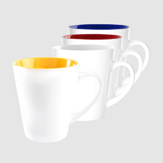 Konische Tasse farbig