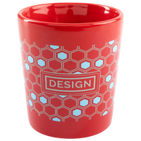 Tasse bedruckt frontal schräg