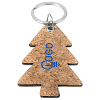 Anhänger Kork-Baum bedruckt Ansicht schräg von oben