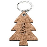 Anhänger Kork-Baum graviert Ansicht schräg von oben